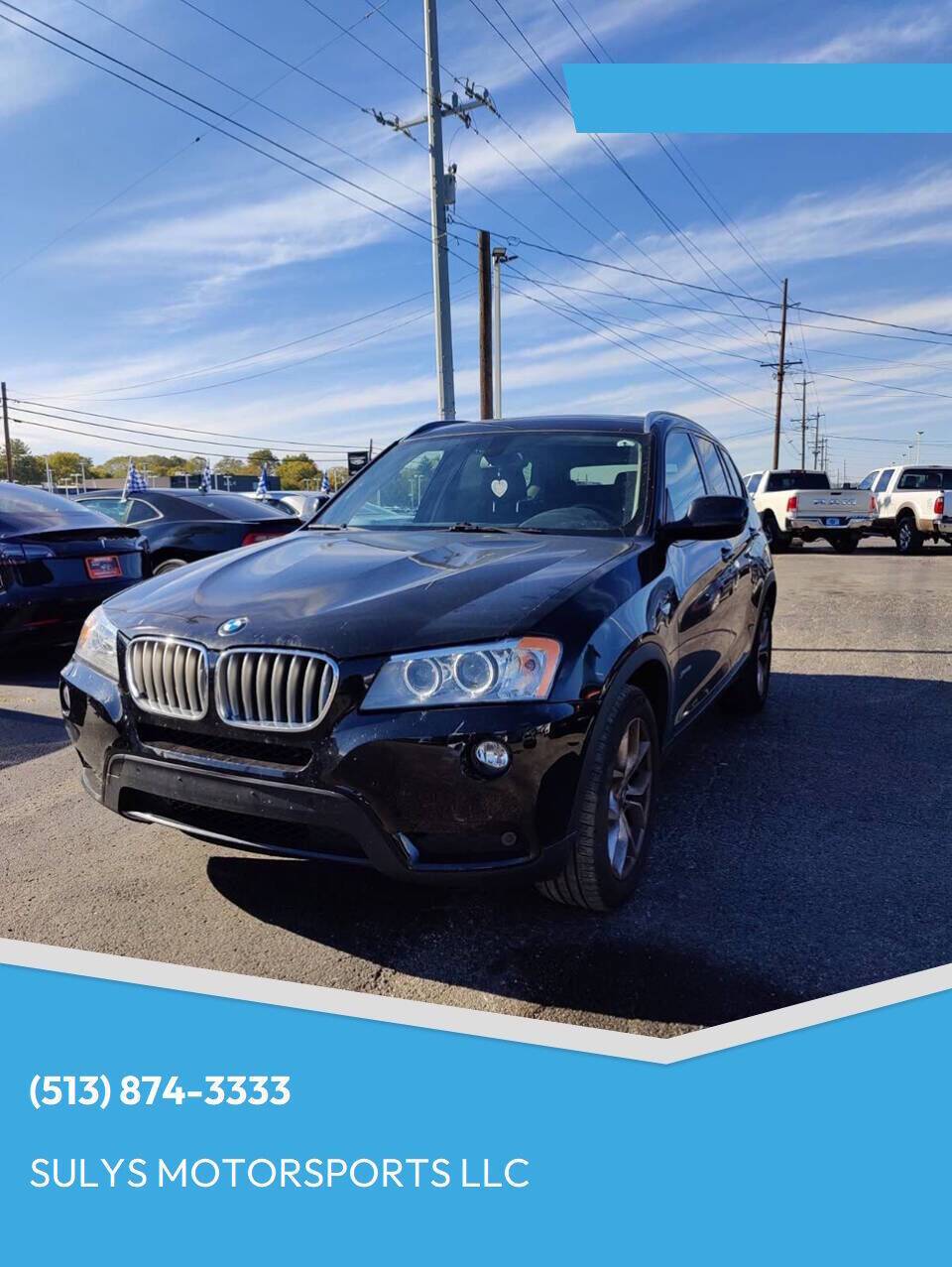 2013 BMW X3 28i — SUV — 116,684 mi — Fairfield, OH
