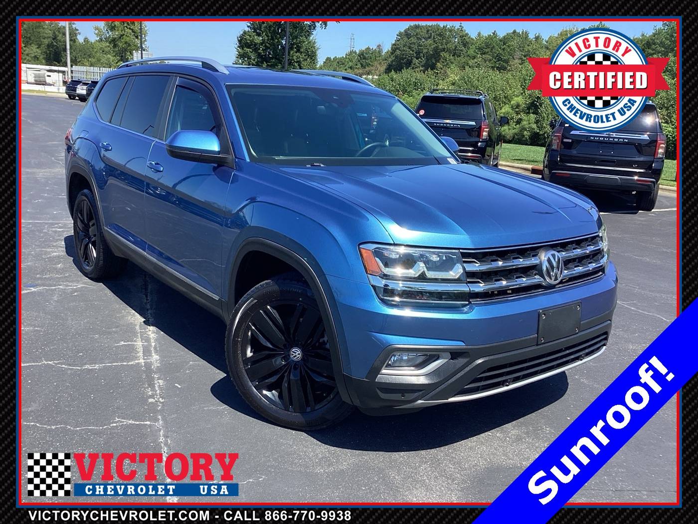2019 Volkswagen Atlas SEL — SUV — 71,534 mi — Charlotte, NC