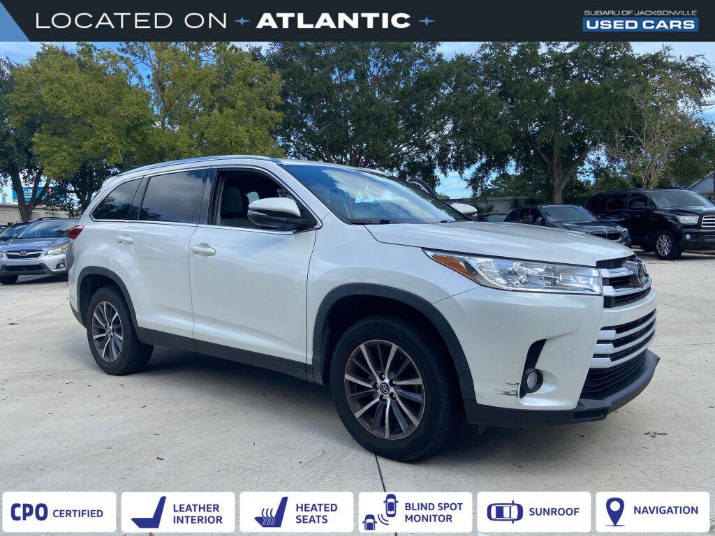 2019 Toyota Highlander XLE — SUV — 76,854 mi — Jacksonville, FL