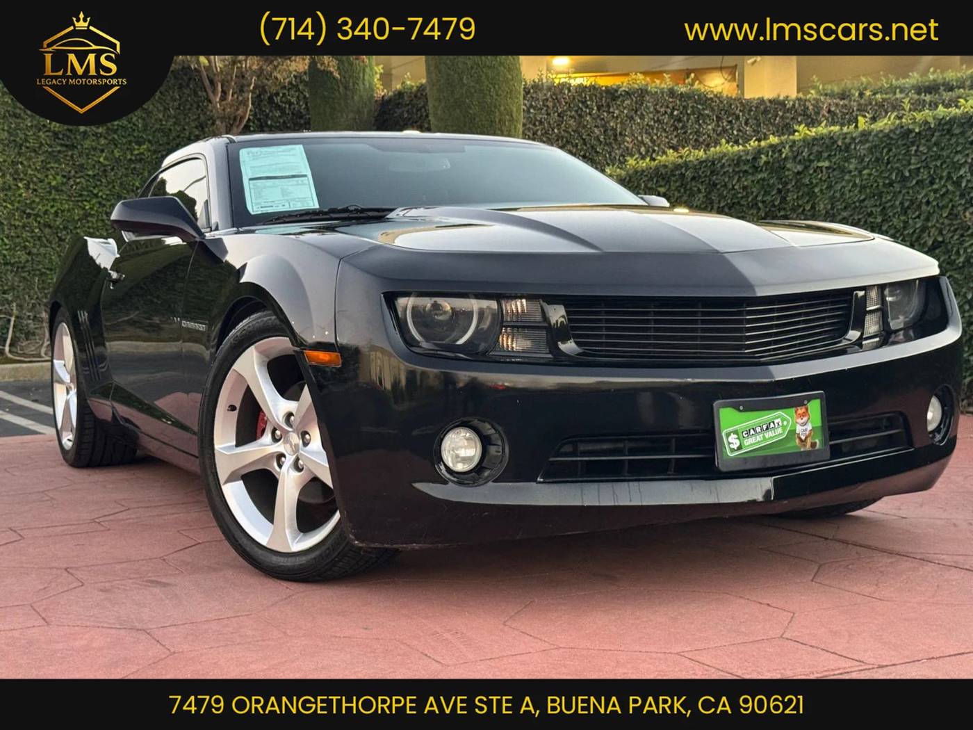 2013 Chevrolet Camaro 2LT — Coupe — 125,269 mi — Buena Park, CA