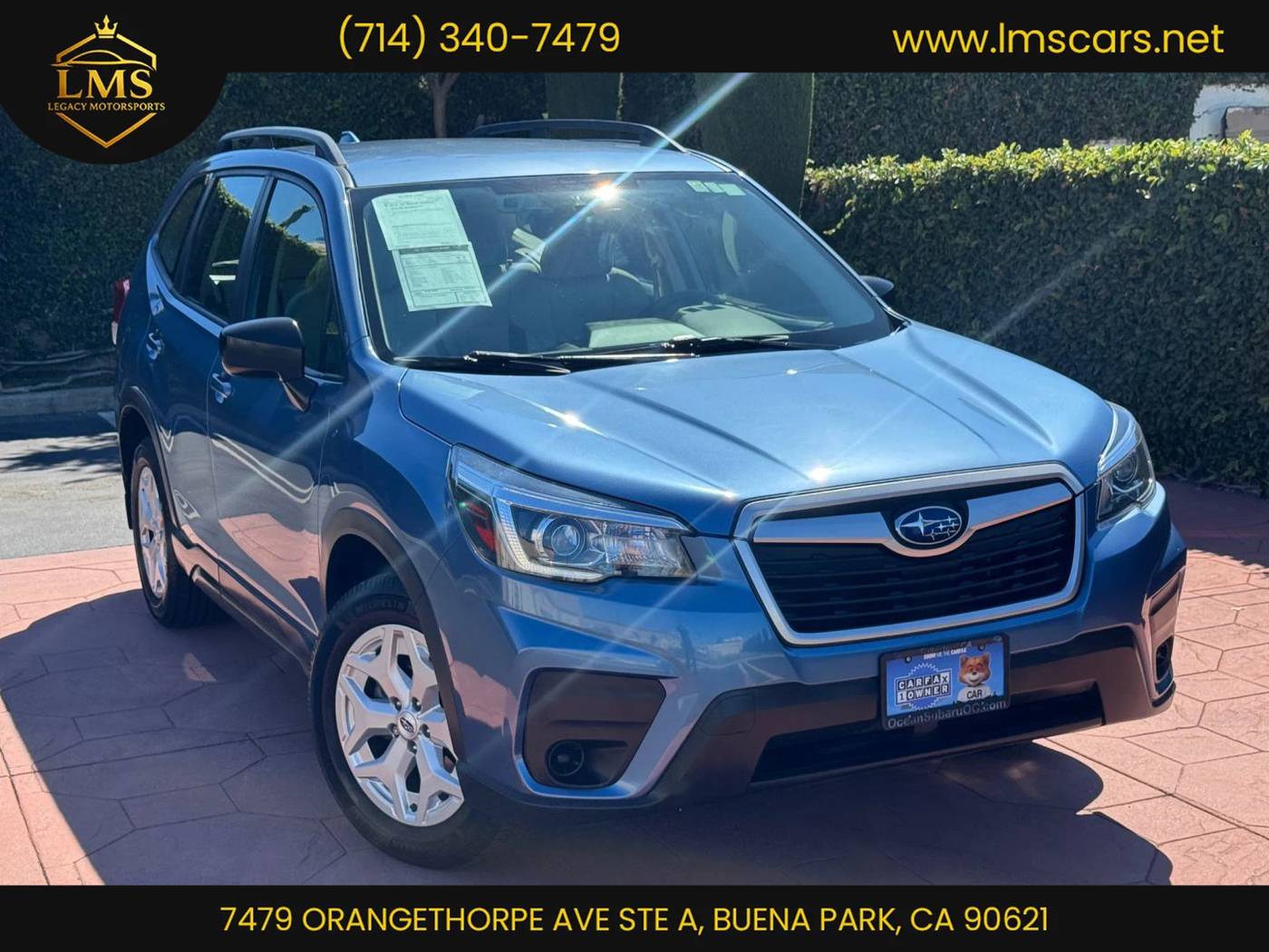2019 Subaru Forester 2.5i — SUV — 39,993 mi — Buena Park, CA
