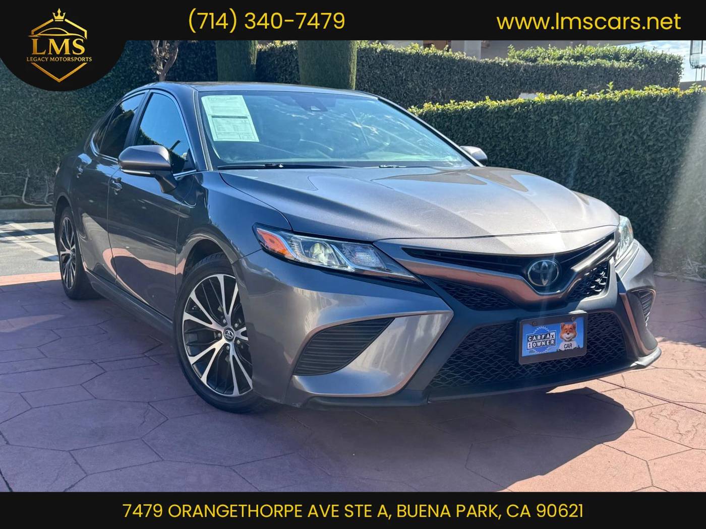 2019 Toyota Camry SE — Sedan — 102,278 mi — Buena Park, CA