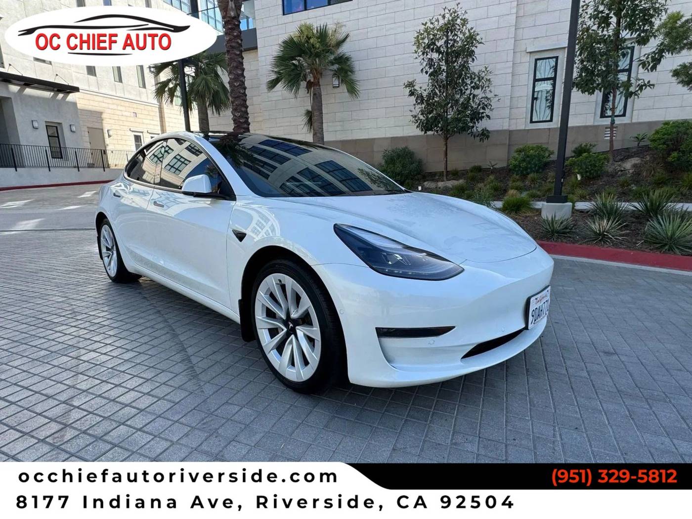 2022 Tesla Model 3 Long Range — Sedan — 55,662 mi — Riverside, CA