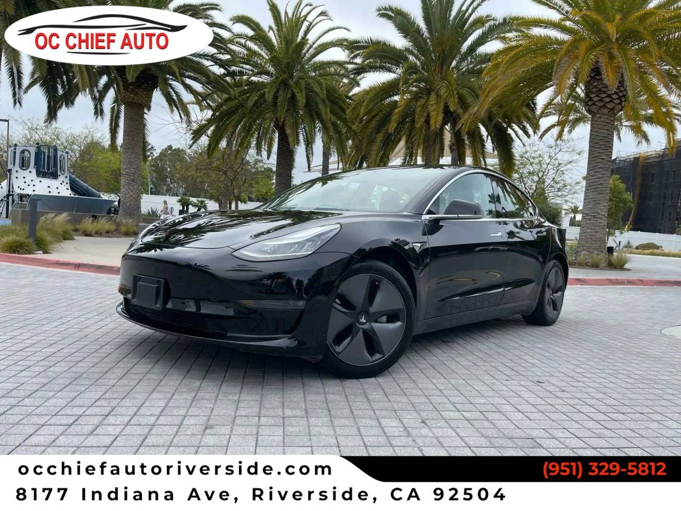 2019 Tesla Model 3 Standard Range Plus — Sedan — 70,993 mi — Riverside, CA