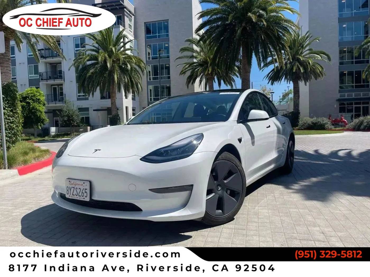 2022 Tesla Model 3 Long Range — Sedan — 71,729 mi — Riverside, CA
