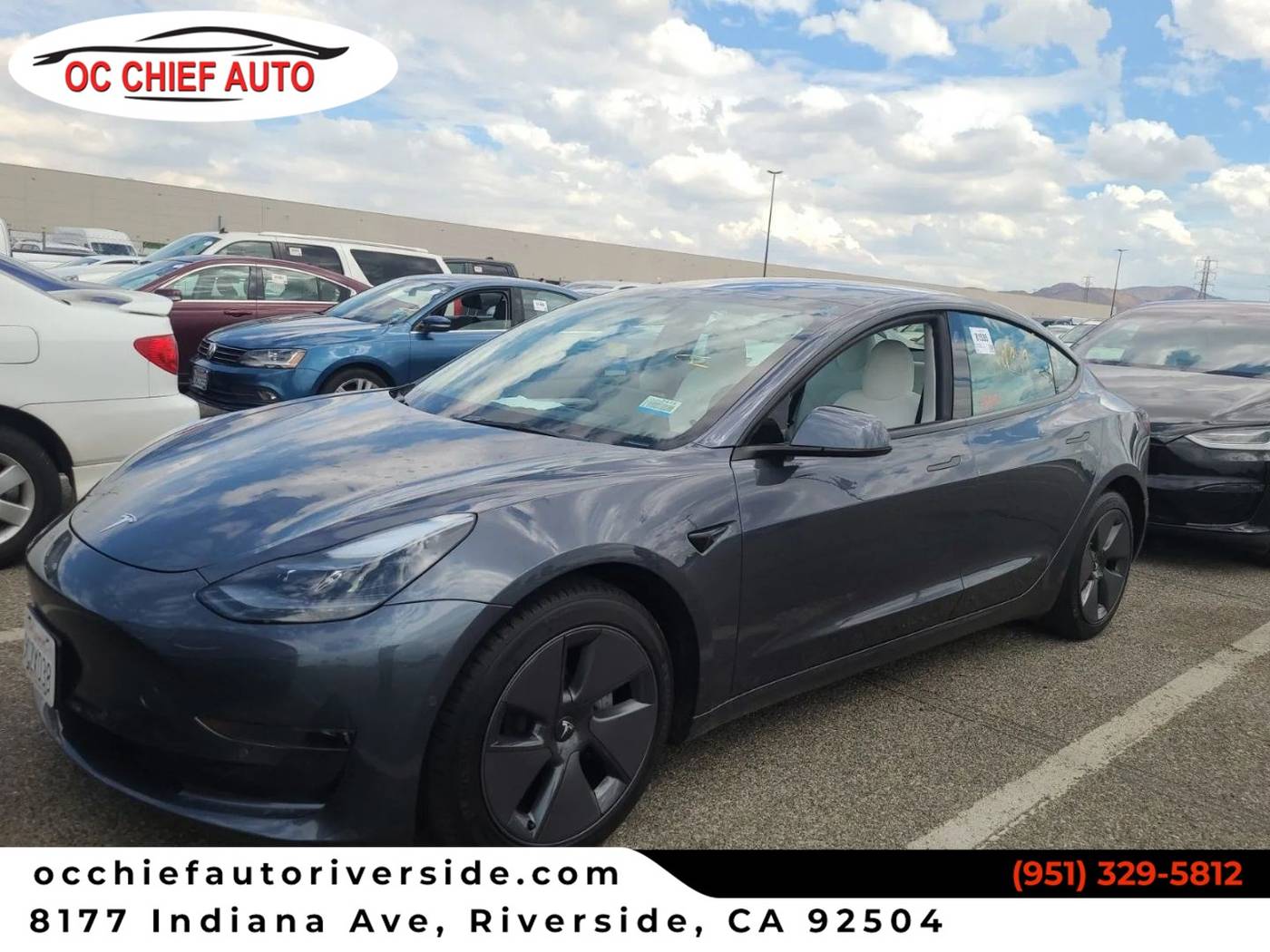 2022 Tesla Model 3 Standard Range Plus — Sedan — 18,512 mi — Riverside, CA