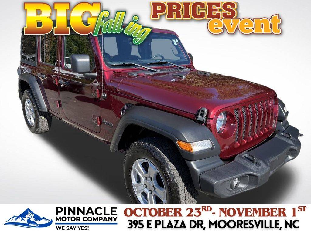 2021 Jeep Wrangler Sport S — SUV — 48,424 mi — Mooresville, NC