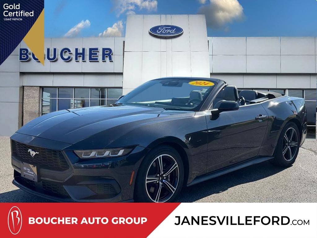 2024 Ford Mustang EcoBoost — Convertible — 23,540 mi — Janesville, WI