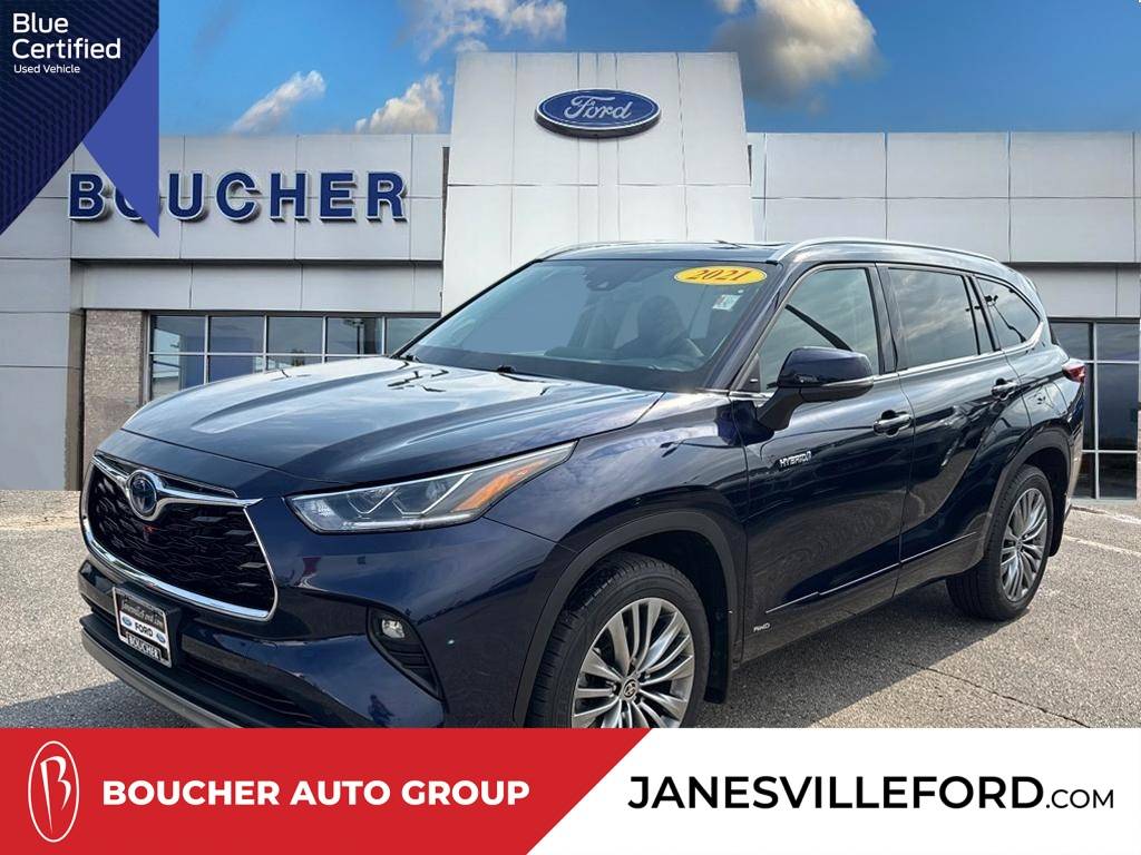 2021 Toyota Highlander Hybrid Platinum — SUV — 61,011 mi — Janesville, WI