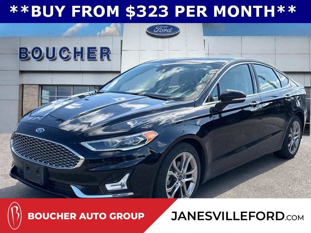 2020 Ford Fusion Hybrid Titanium — Sedan — 77,486 mi — Janesville, WI