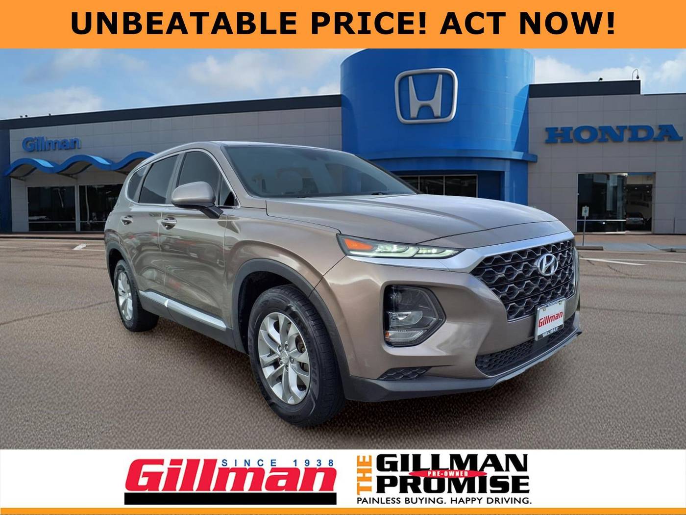 2019 Hyundai Santa Fe SE — SUV — 74,824 mi — Houston, TX