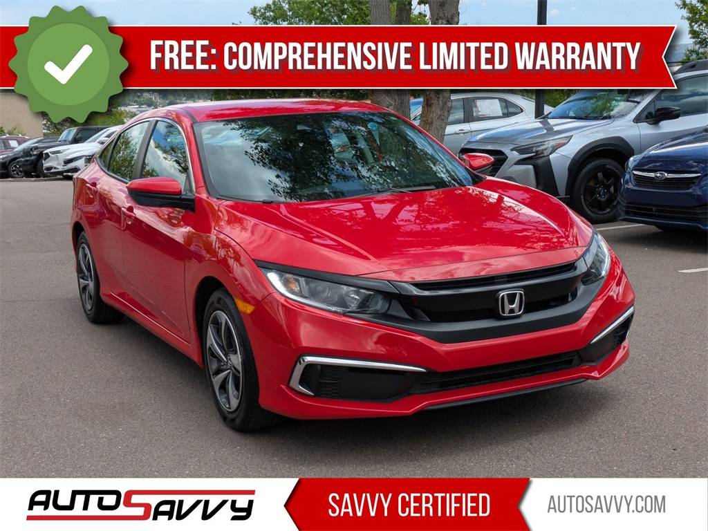 2021 Honda Civic LX — Sedan — 19,225 mi — Colorado Springs, CO
