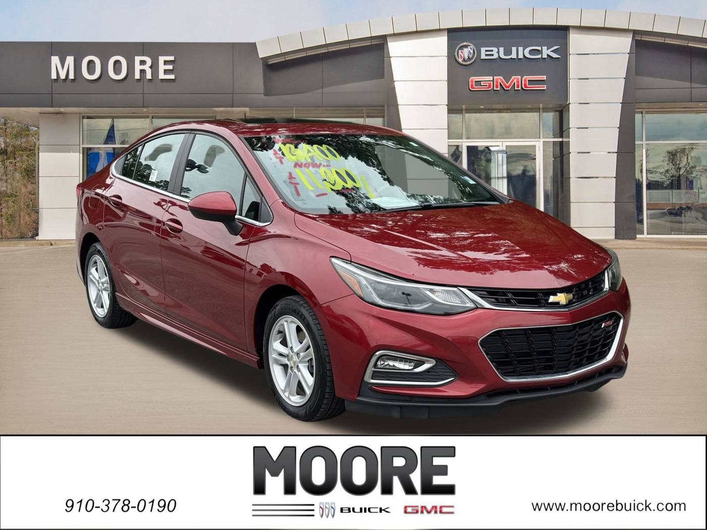 2018 Chevrolet Cruze LT — Sedan — 98,375 mi — Jacksonville, NC