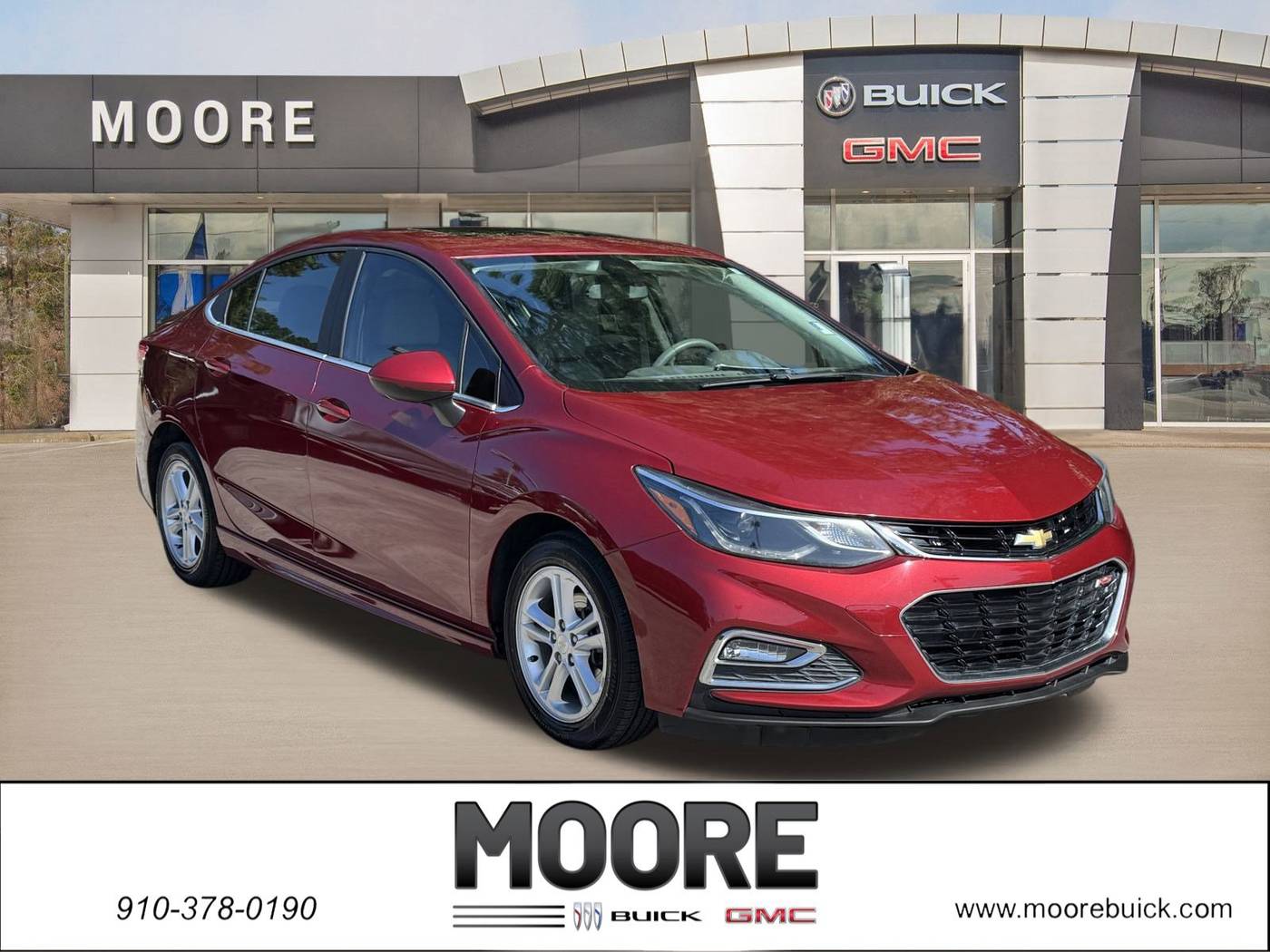 2017 Chevrolet Cruze LT — Sedan — 110,882 mi — Jacksonville, NC