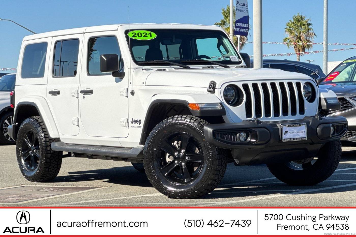 2021 Jeep Wrangler Sahara Altitude — SUV — 51,637 mi — Fremont, CA