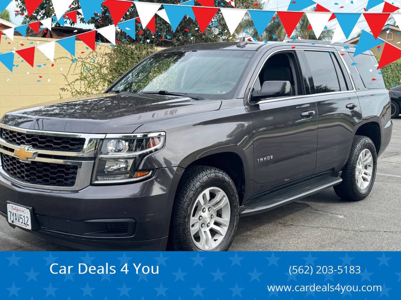 2017 Chevrolet Tahoe LT — SUV — 161,664 mi — Whittier, CA