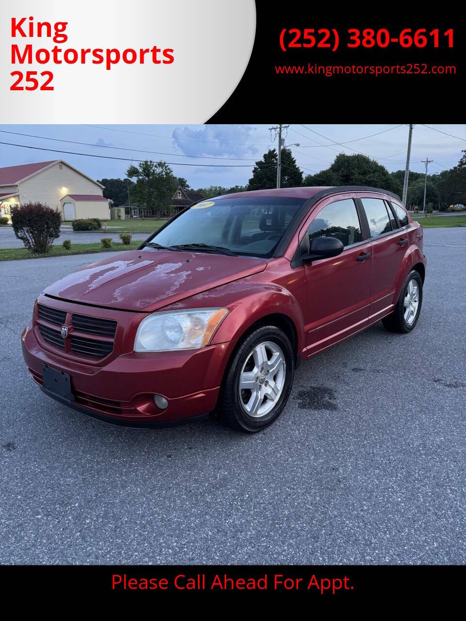 2007 Dodge Caliber SXT — Hatchback — 123,836 mi — Elizabeth City, NC