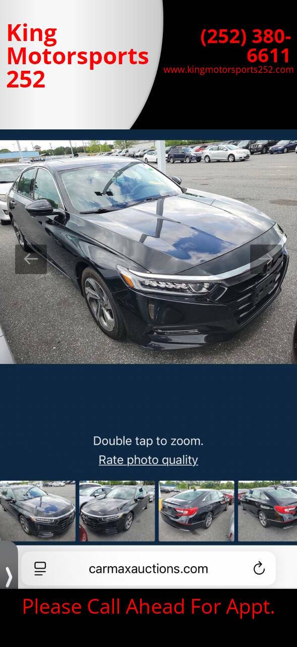 2019 Honda Accord EX — Sedan — 98,285 mi — Elizabeth City, NC