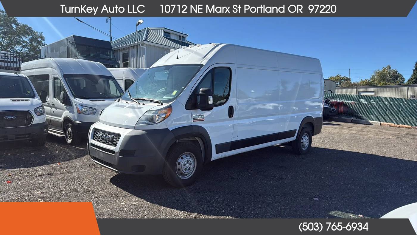 2018 Ram ProMaster Cargo Van 2500 — Cargo Van — 12,546 mi — Portland, OR