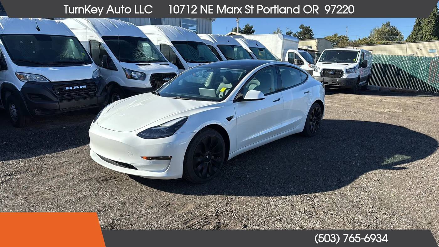 2021 Tesla Model 3 Long Range — Sedan — 3,019 mi — Portland, OR