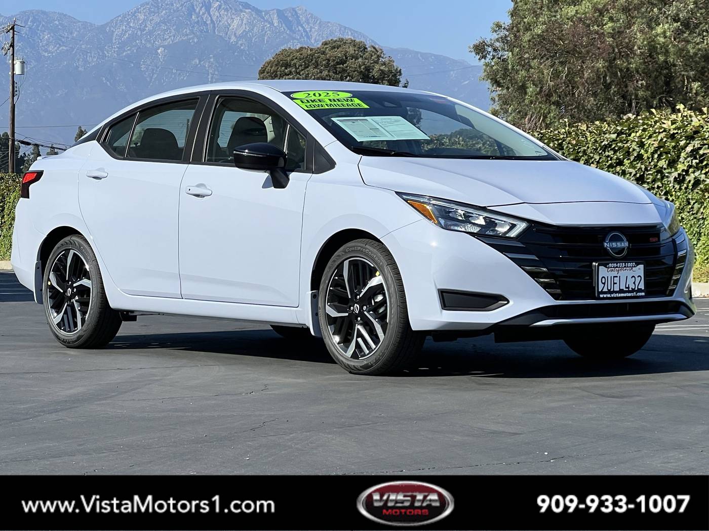 2025 Nissan Versa SR — Sedan — 75 mi — Ontario, CA