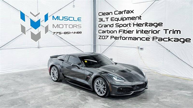 2017 Chevrolet Corvette Grand Sport 3LT — Coupe — 51,875 mi — Reno, NV
