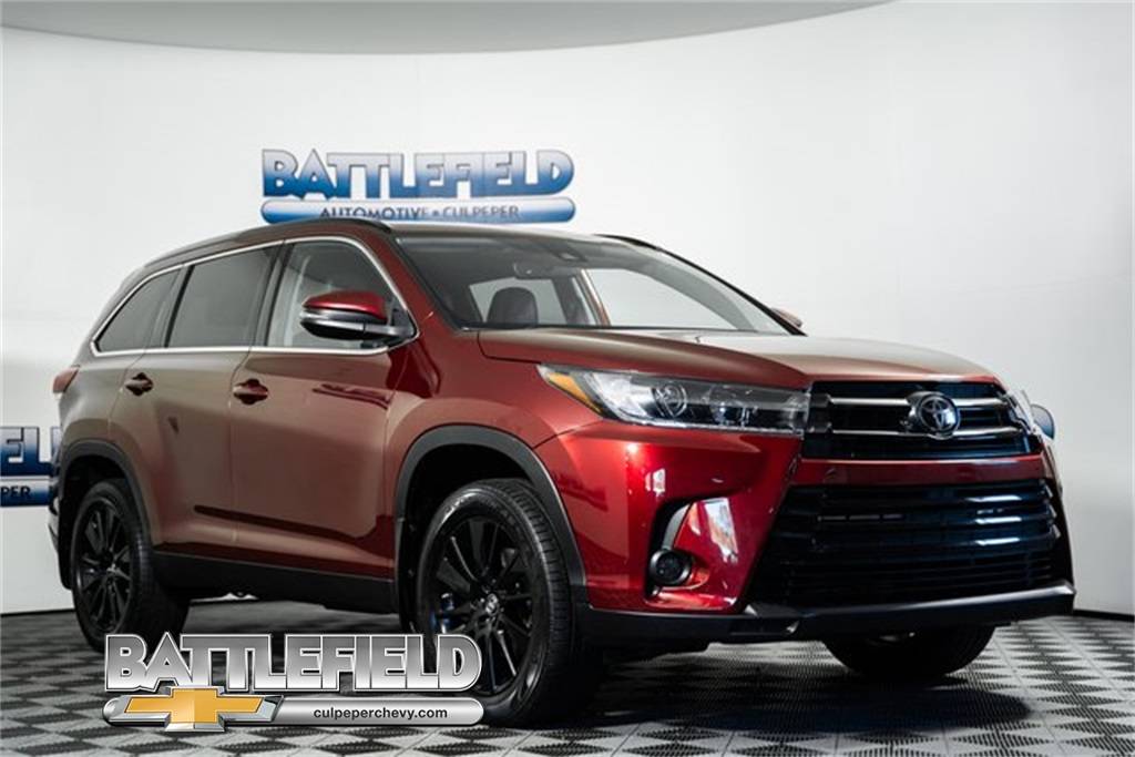 2019 Toyota Highlander XLE — SUV — 117,235 mi — Culpeper, VA
