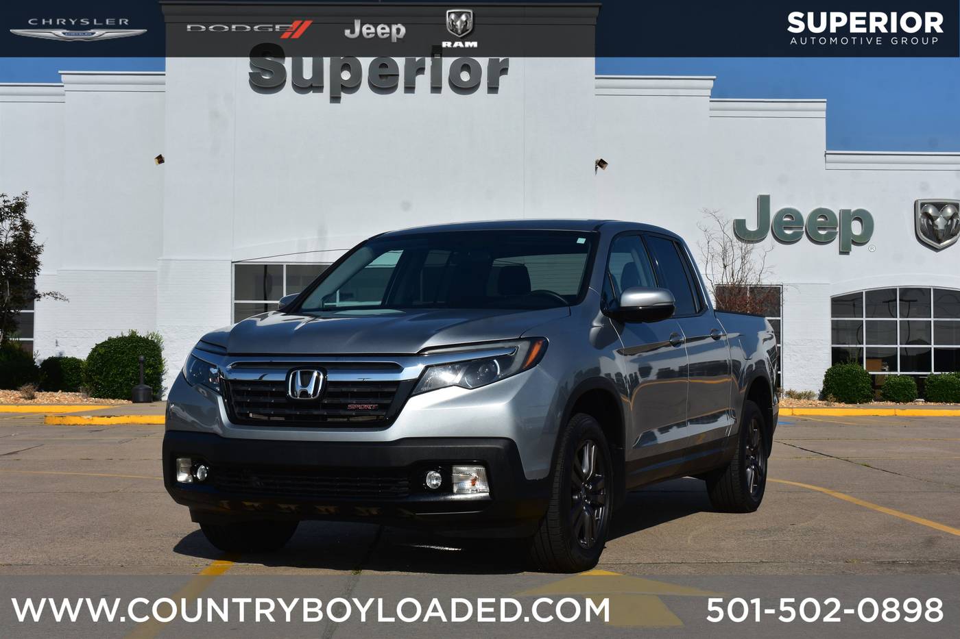 2019 Honda Ridgeline Sport — Pickup Truck — 72,015 mi — Conway, AR