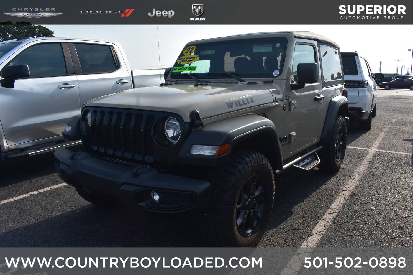 2022 Jeep Wrangler Willys Sport — SUV — 14,251 mi — Conway, AR