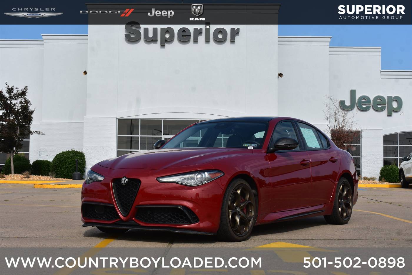 2019 Alfa Romeo Giulia Ti Sport Carbon — Sedan — 41,188 mi — Conway, AR
