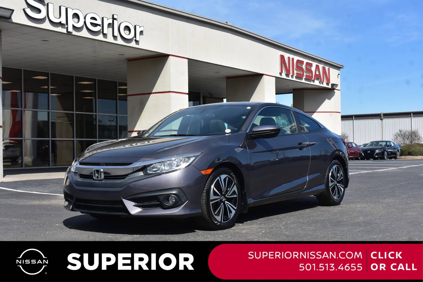 2017 Honda Civic EX-T — Coupe — 78,712 mi — Conway, AR