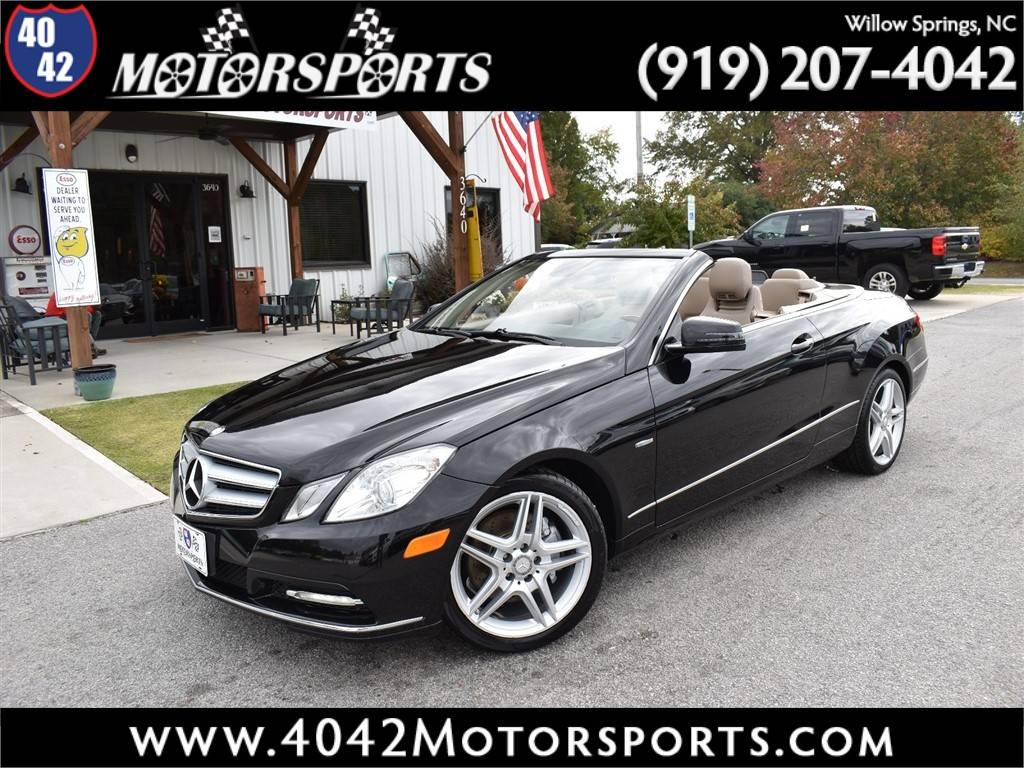 2012 Mercedes-Benz E-Class E 350 — Convertible — 84,296 mi — Willow Spring, NC