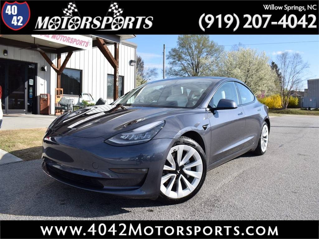 2021 Tesla Model 3 Long Range — Sedan — 45,940 mi — Willow Spring, NC