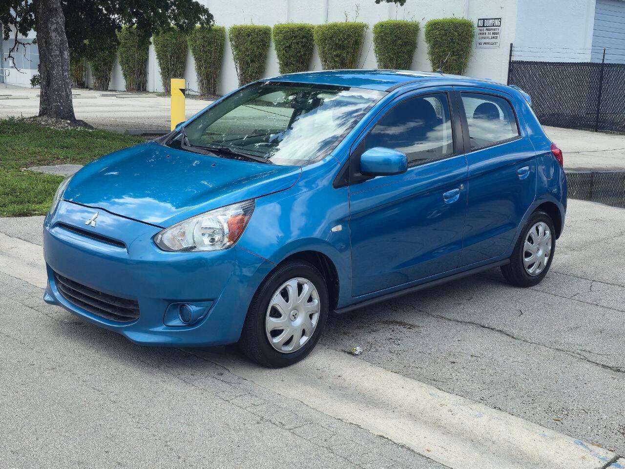 2015 Mitsubishi Mirage DE — Hatchback — 47,721 mi — Hallandale Beach, FL