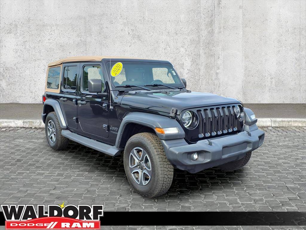 2020 Jeep Wrangler Black and Tan — SUV — 45,199 mi — Waldorf, MD