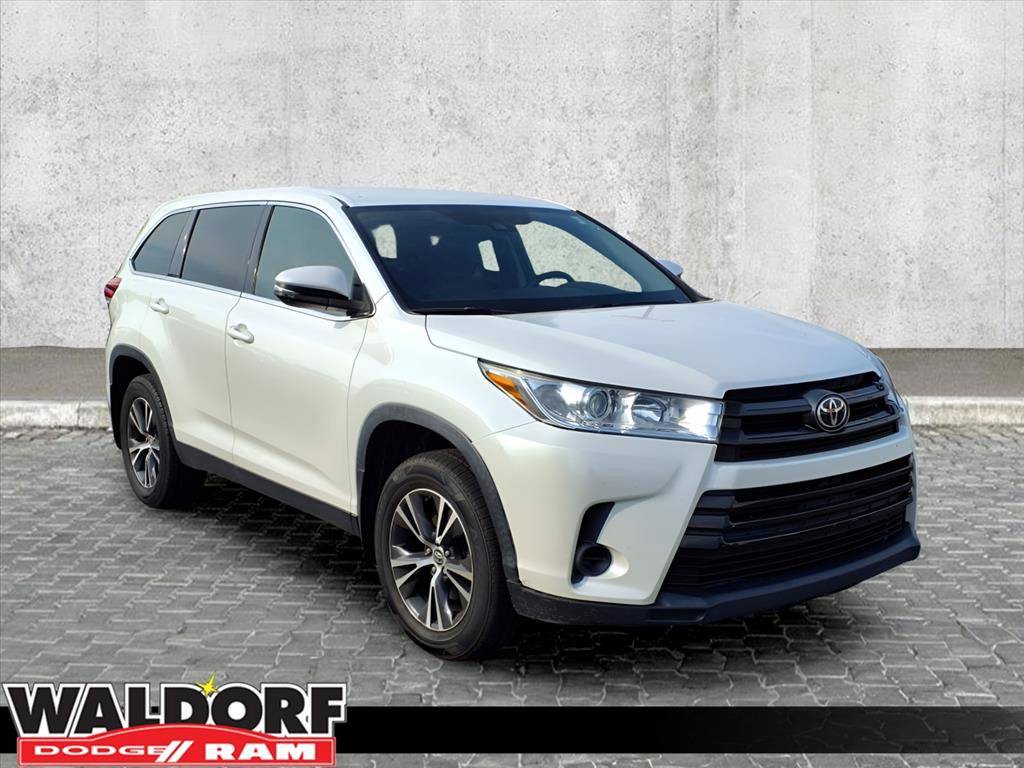 2019 Toyota Highlander LE V6 — SUV — 75,151 mi — Waldorf, MD