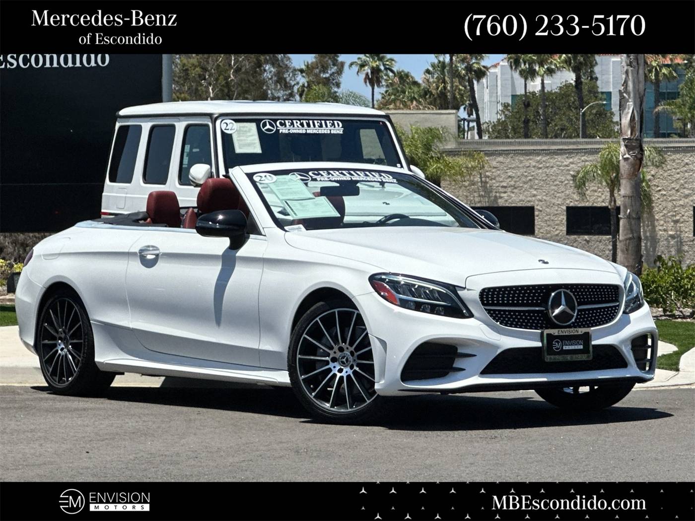 2020 Mercedes-Benz C-Class C 300 — Convertible — 10,788 mi — Escondido, CA