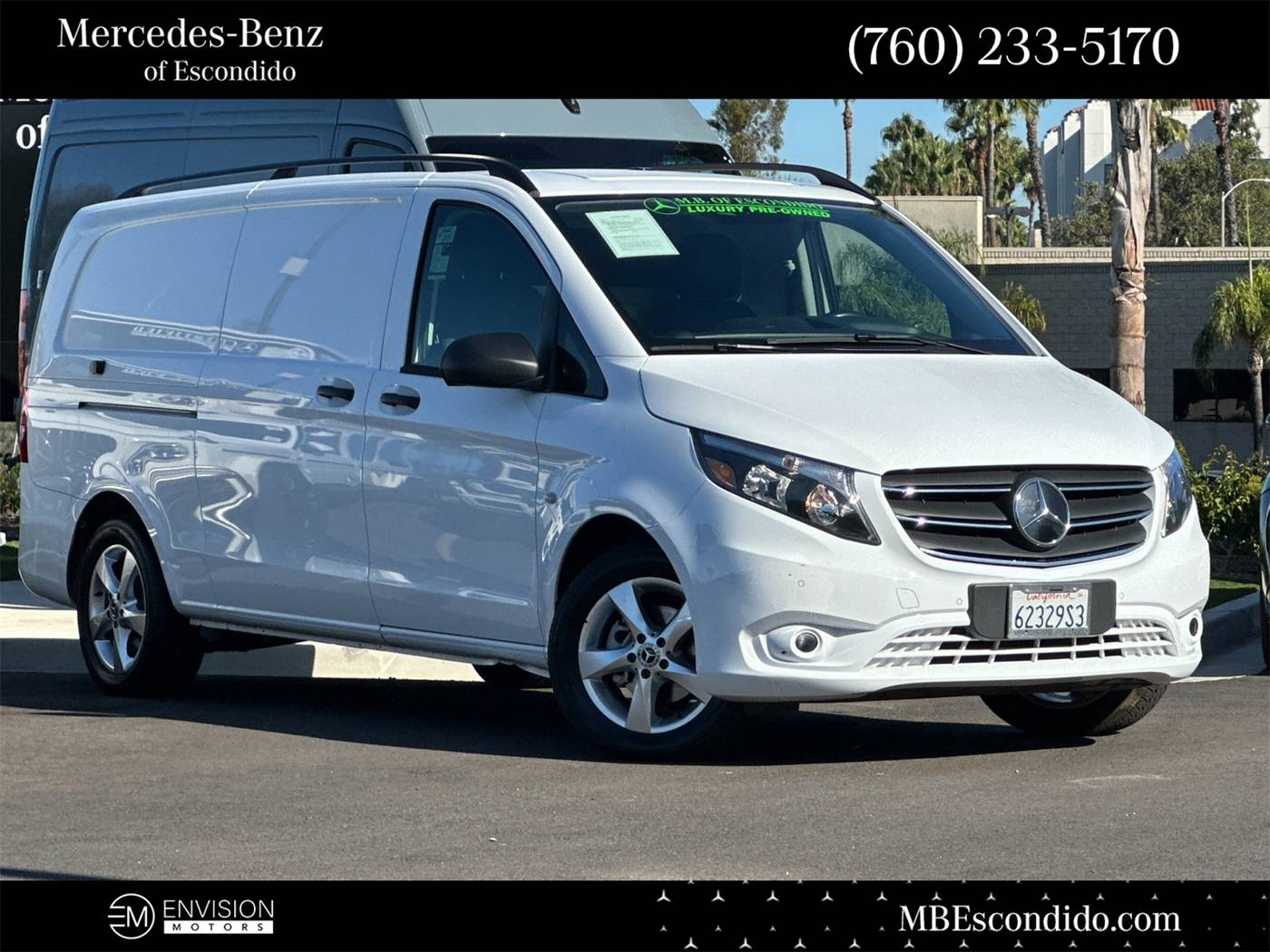 2022 Mercedes-Benz Metris Cargo Van Standard — Cargo Van — 34,981 mi — Escondido, CA