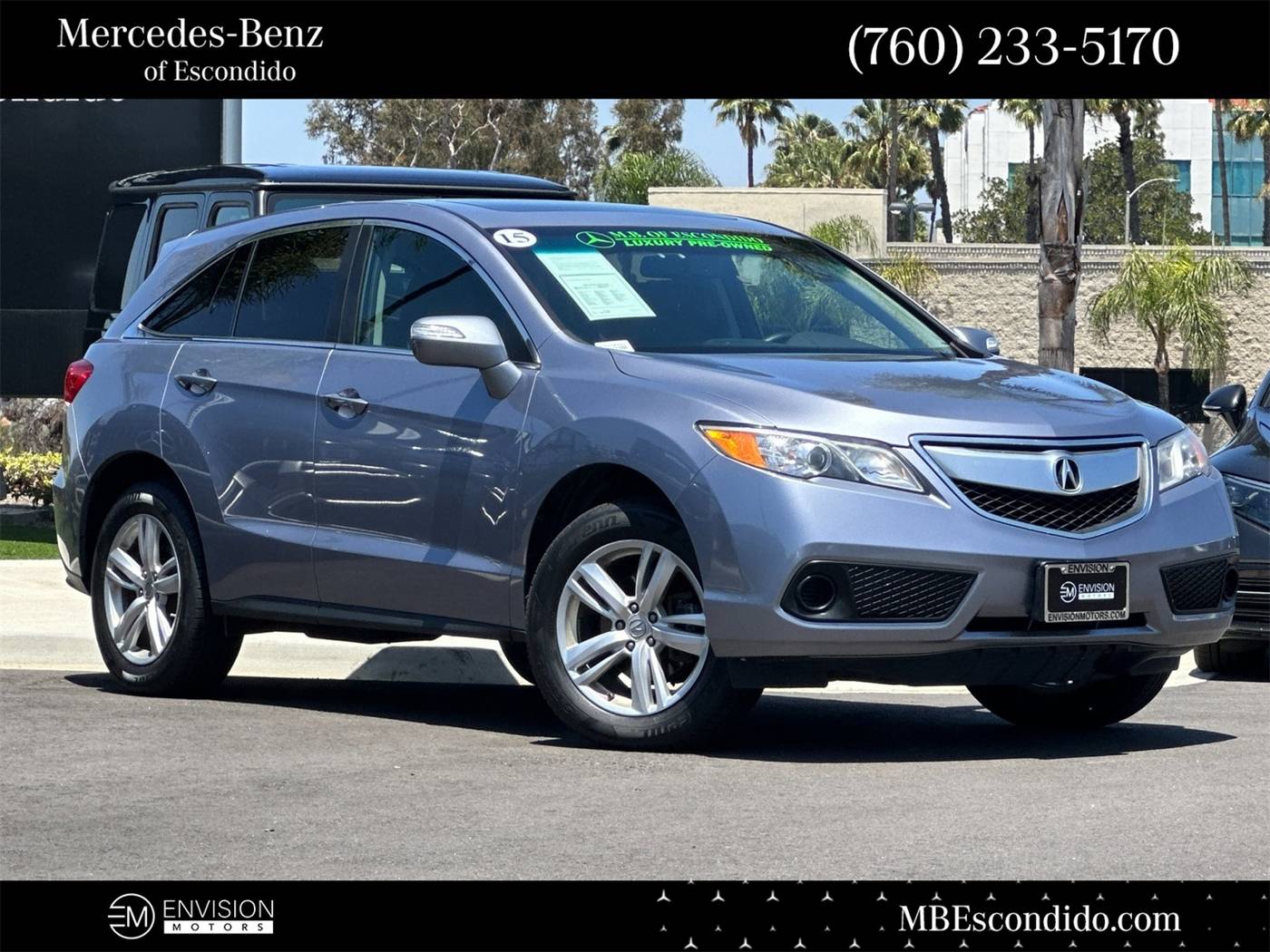 2015 Acura RDX Standard — SUV — 76,099 mi — Escondido, CA