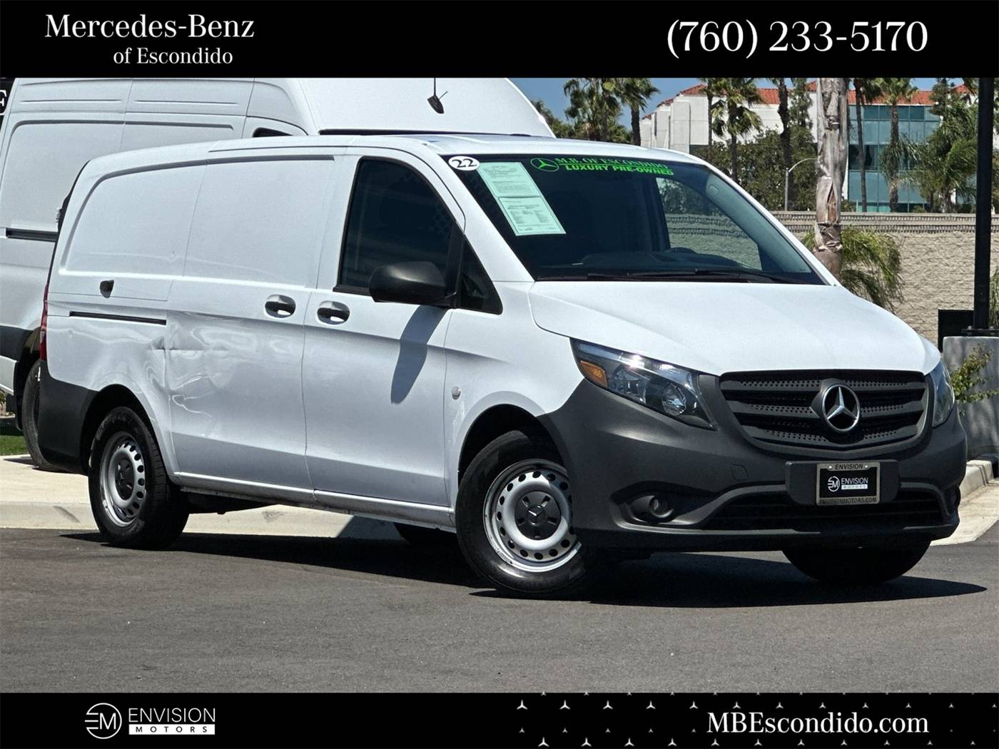 2022 Mercedes-Benz Metris Cargo Van Standard — Cargo Van — 108,842 mi — Escondido, CA
