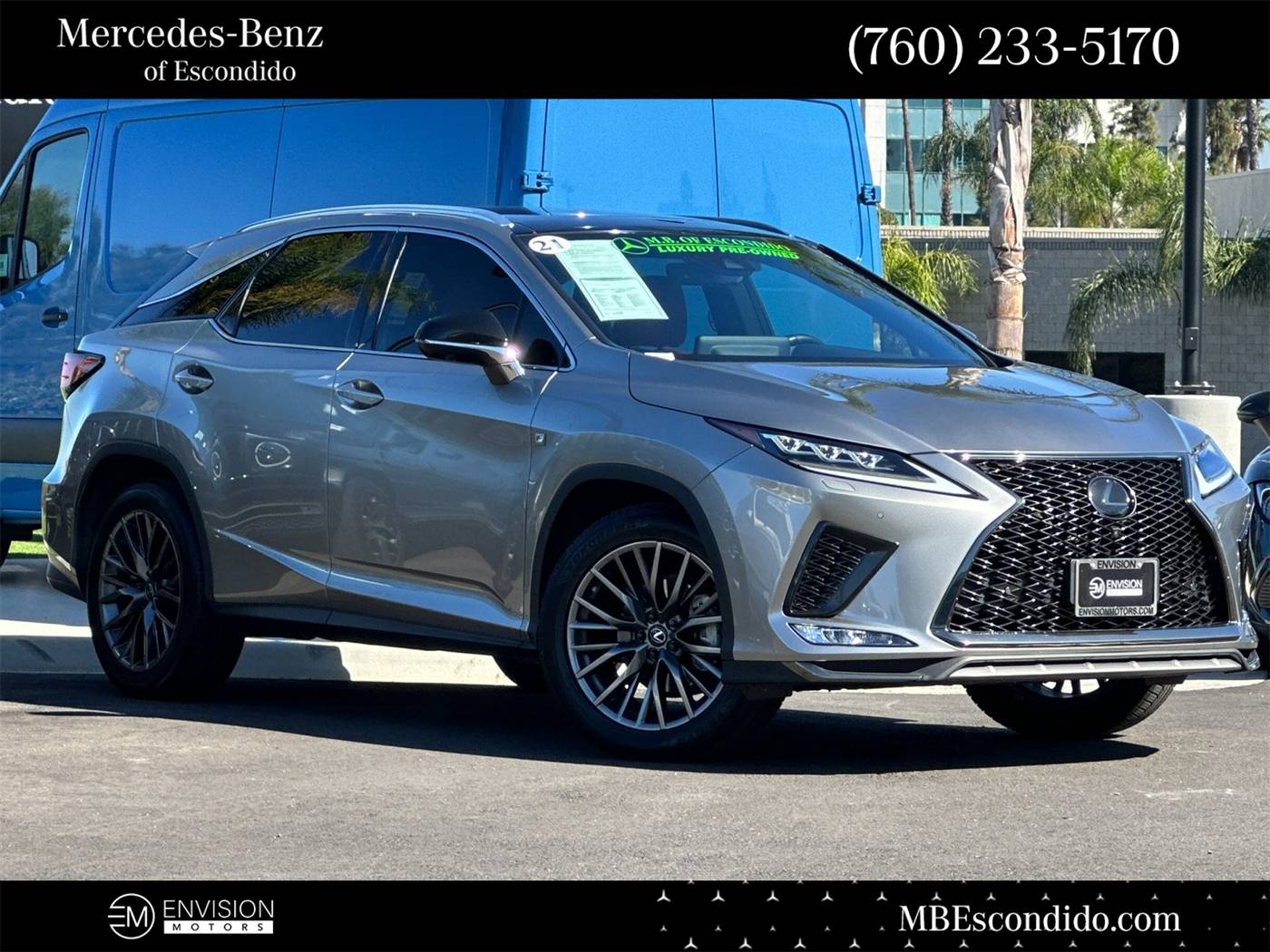 2021 Lexus RX RX 350 F Sport — SUV — 37,106 mi — Escondido, CA