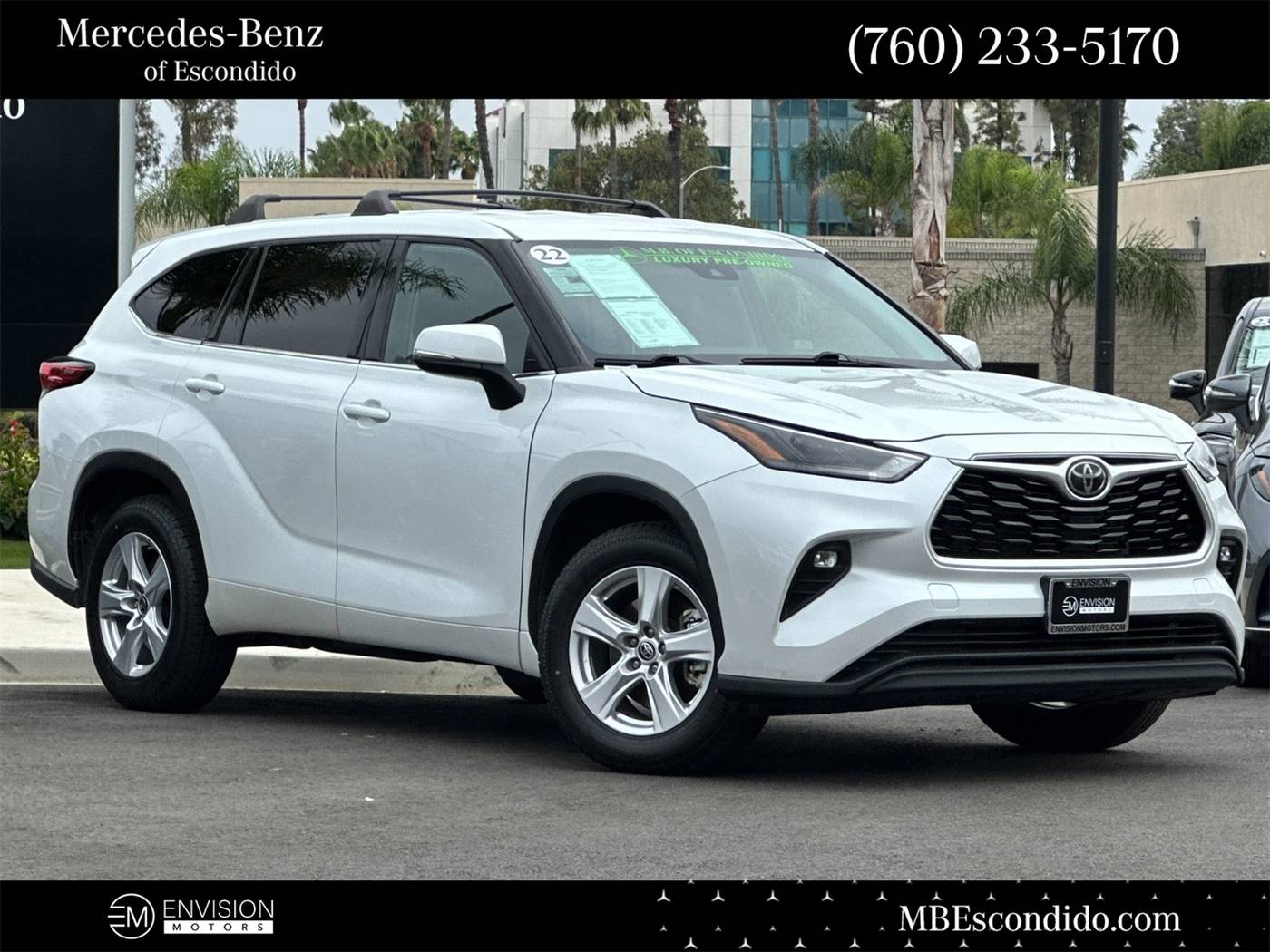 2022 Toyota Highlander LE — SUV — 61,563 mi — Escondido, CA
