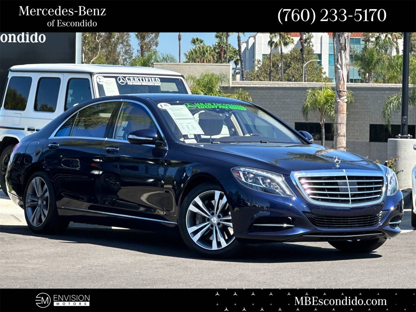 2015 Mercedes-Benz S-Class S 550 — Sedan — 54,464 mi — Escondido, CA