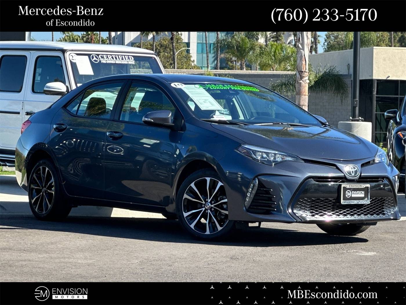 2019 Toyota Corolla SE — Sedan — 74,625 mi — Escondido, CA