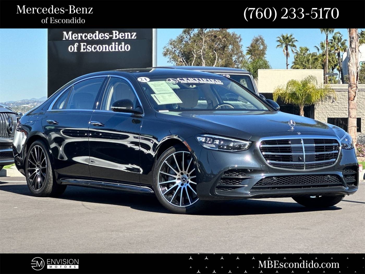 2021 Mercedes-Benz S-Class S 580 — Sedan — 15,419 mi — Escondido, CA