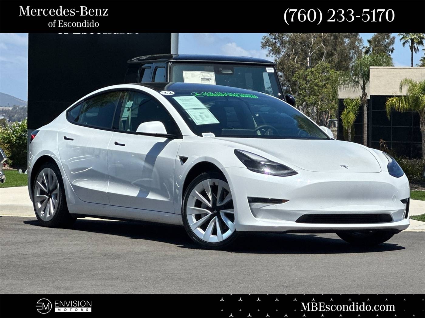 2022 Tesla Model 3 Standard Range Plus — Sedan — 28,169 mi — Escondido, CA