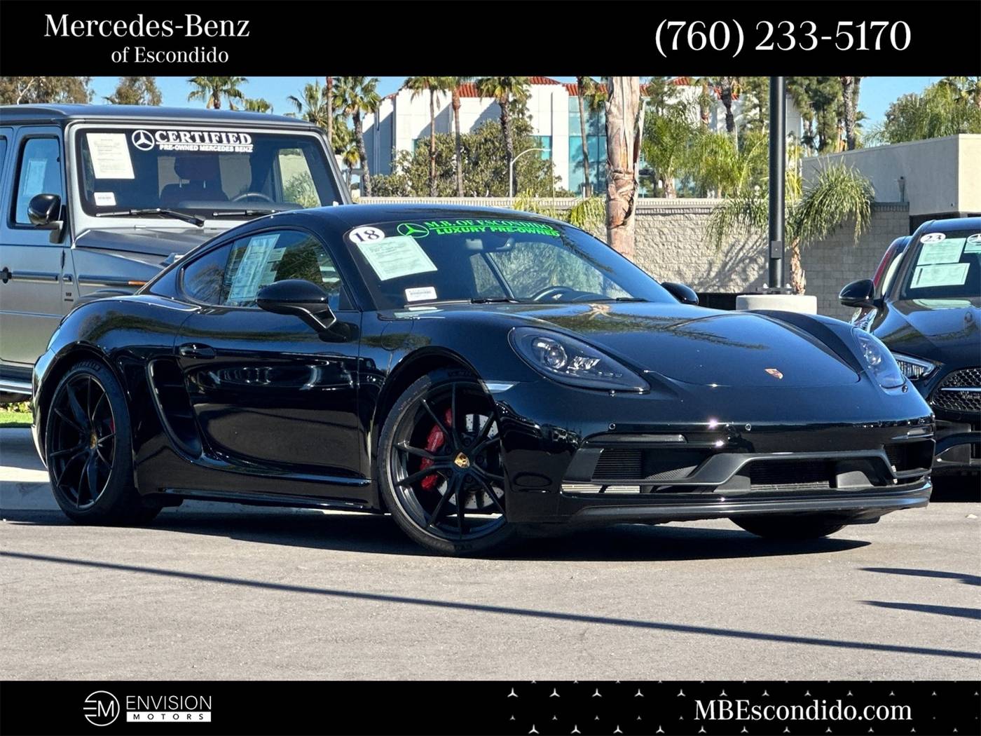 2018 Porsche 718 Cayman GTS — Coupe — 21,473 mi — Escondido, CA