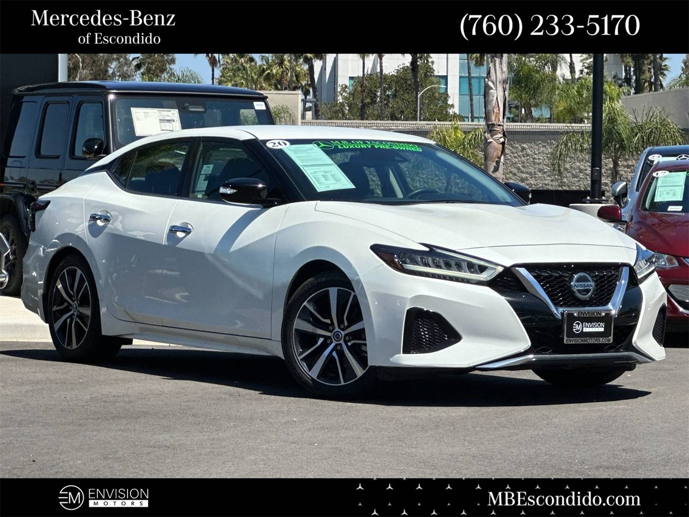 2020 Nissan Maxima SV — Sedan — 47,000 mi — Escondido, CA