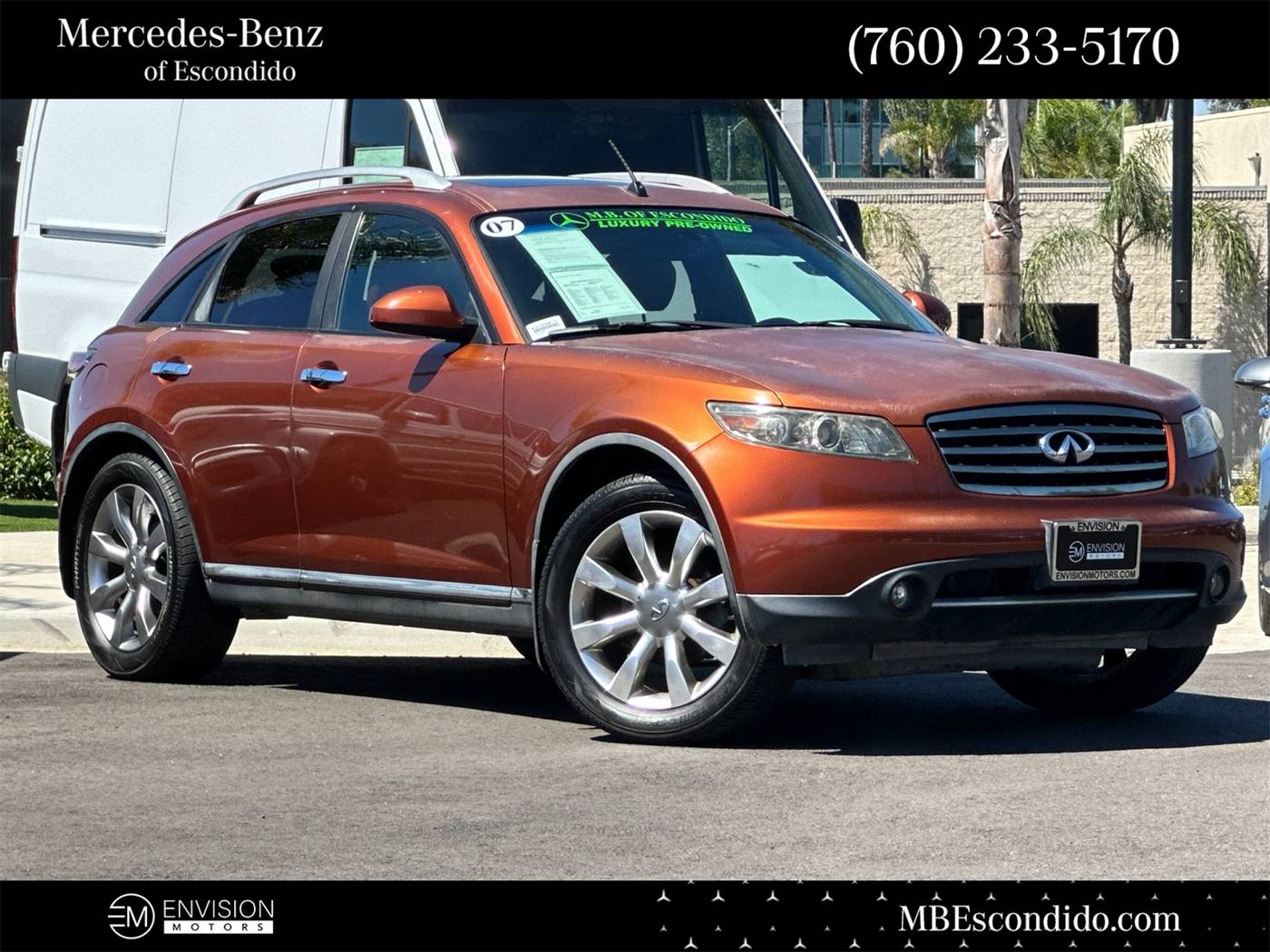 2007 INFINITI FX FX35 — SUV — 203,488 mi — Escondido, CA