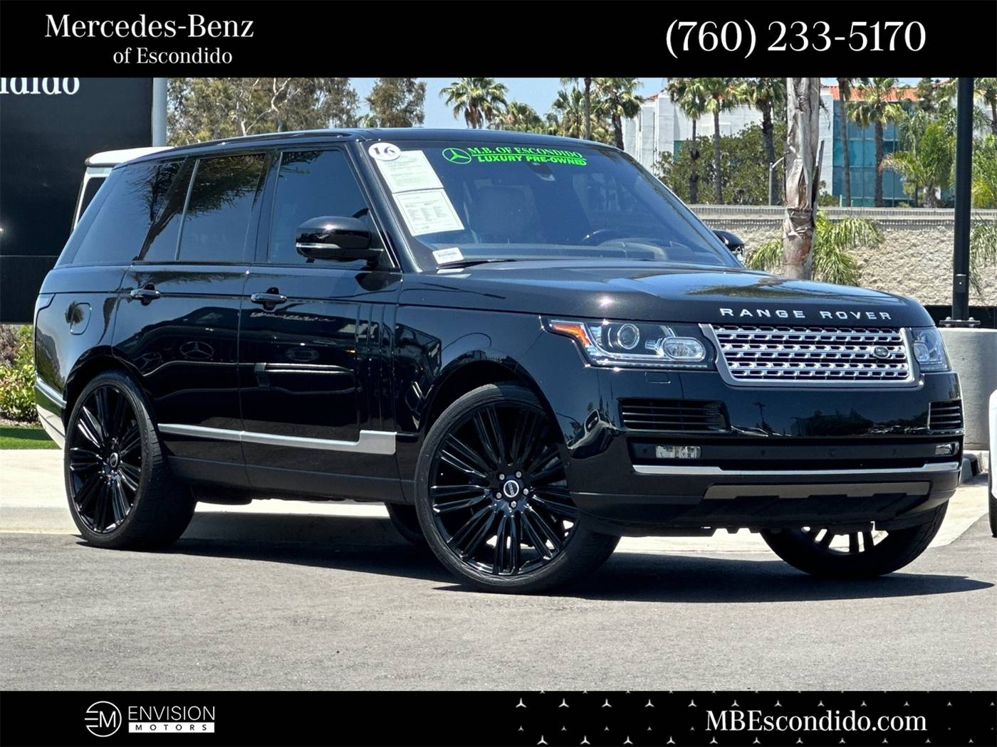2016 Land Rover Range Rover HSE — SUV — 52,405 mi — Escondido, CA
